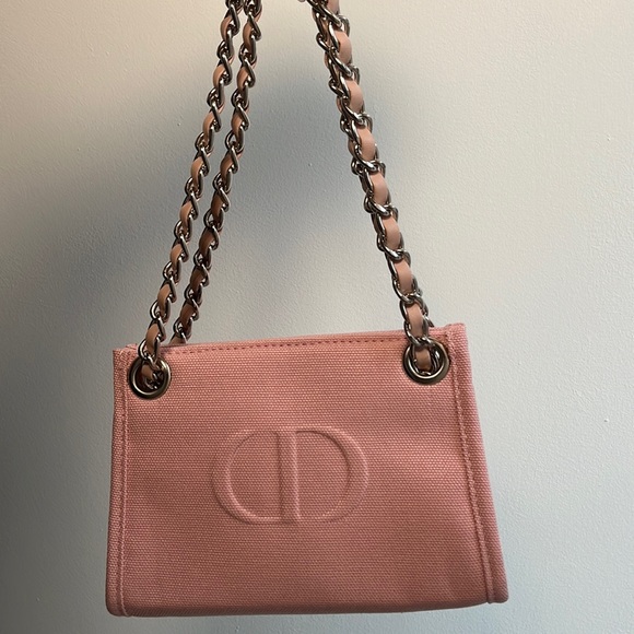 NIB- Repurposed crossbody bag transferred from Authentic Dior Cosmetic Pouch - Picture 7 of 12